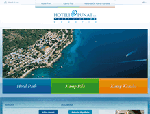 Tablet Screenshot of hoteli-punat.hr